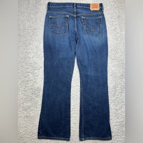 Levi's Jeans Womens 12 Nouveau Boot Cut 515 Dark Wash Low Rise Classic Denim - Picture 5 of 5